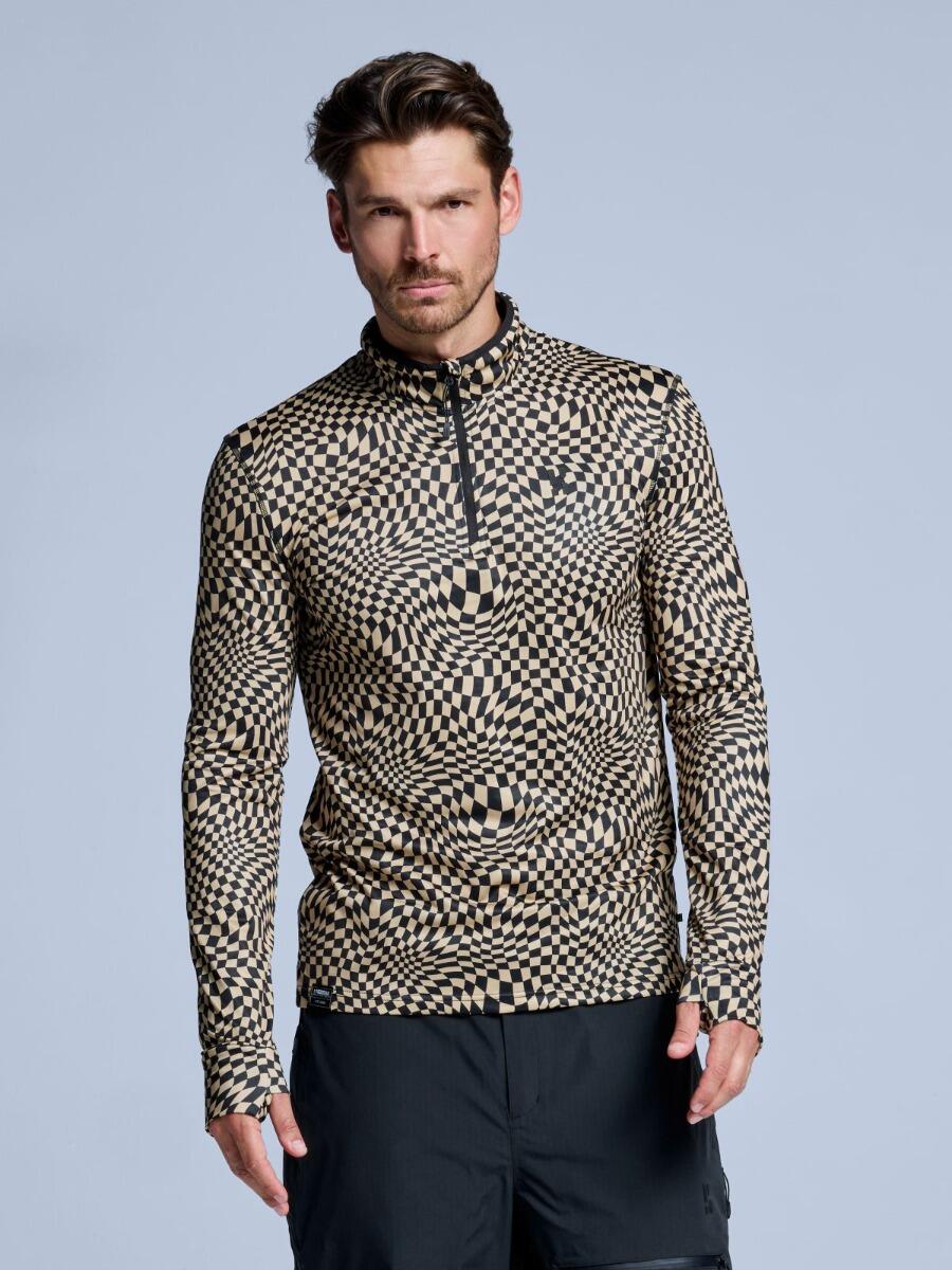 POEDERBAAS Skipullover - Herren - Cabin Life - Warm Sand