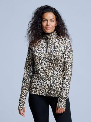 Skipullover - Damen - Arty - Leopardenmuster