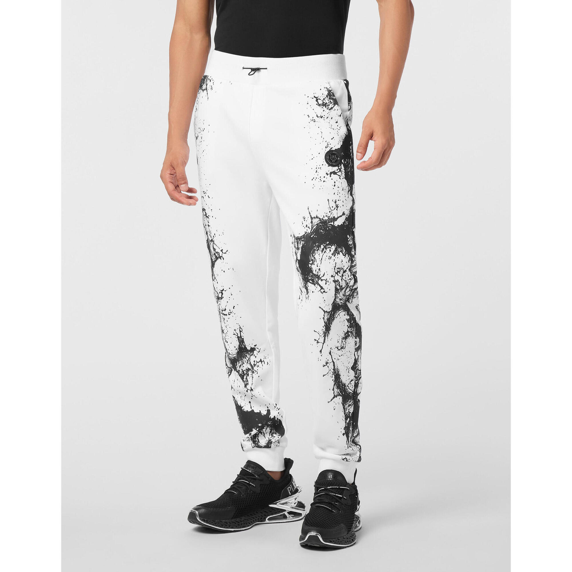 Plein Sport - Pantalon De Jogging Splash - Pantalons - Blanc - Decathlon