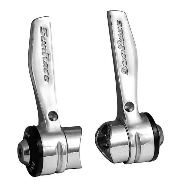 SunRace SLR80 8-Speed Brazed-On Shifter (R8/LF) - Silver.