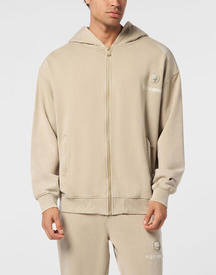 Sweat Zippé À Capuche