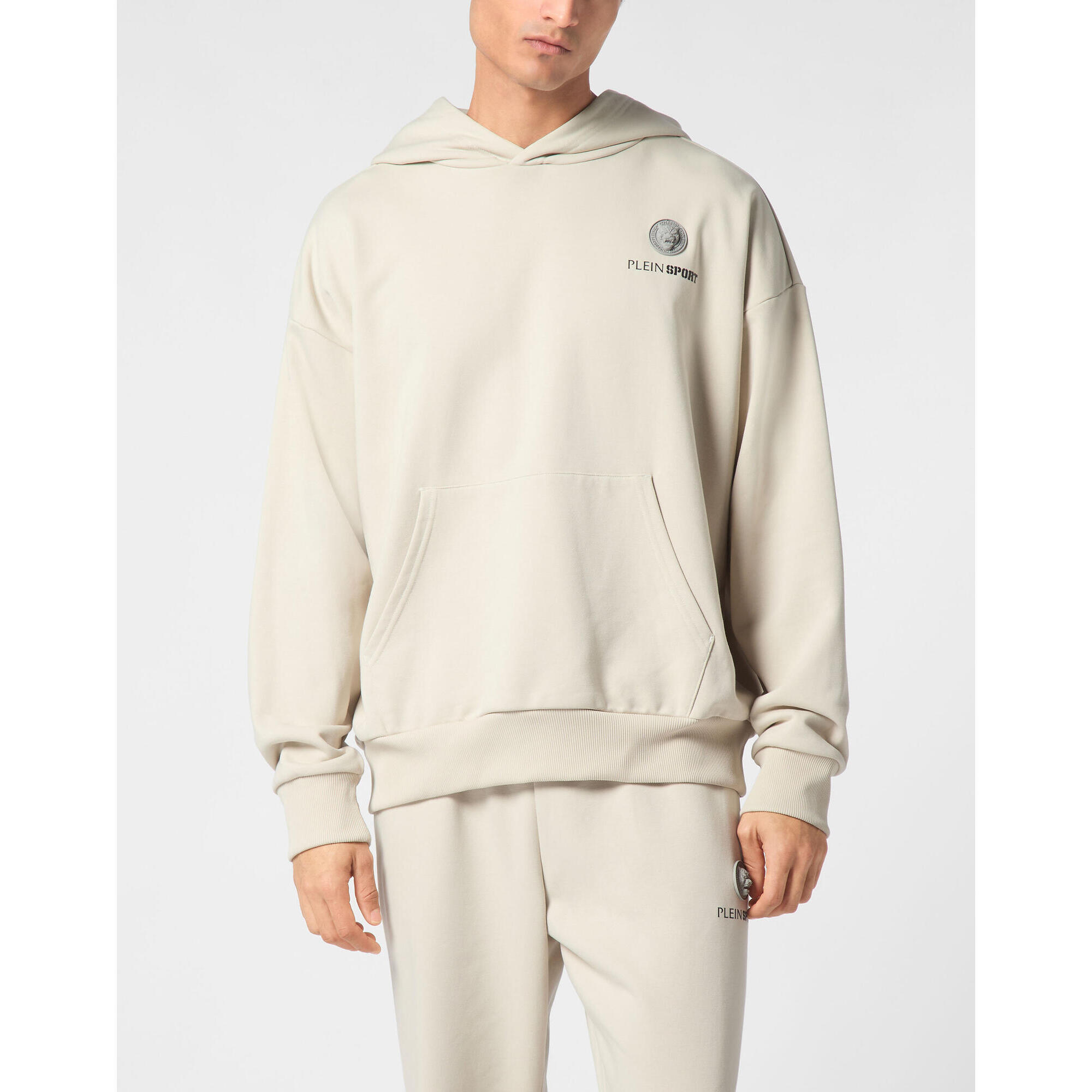 Plein Sport - Sweat À Capuche Scratch - Sweat-shirt - Gris - Decathlon