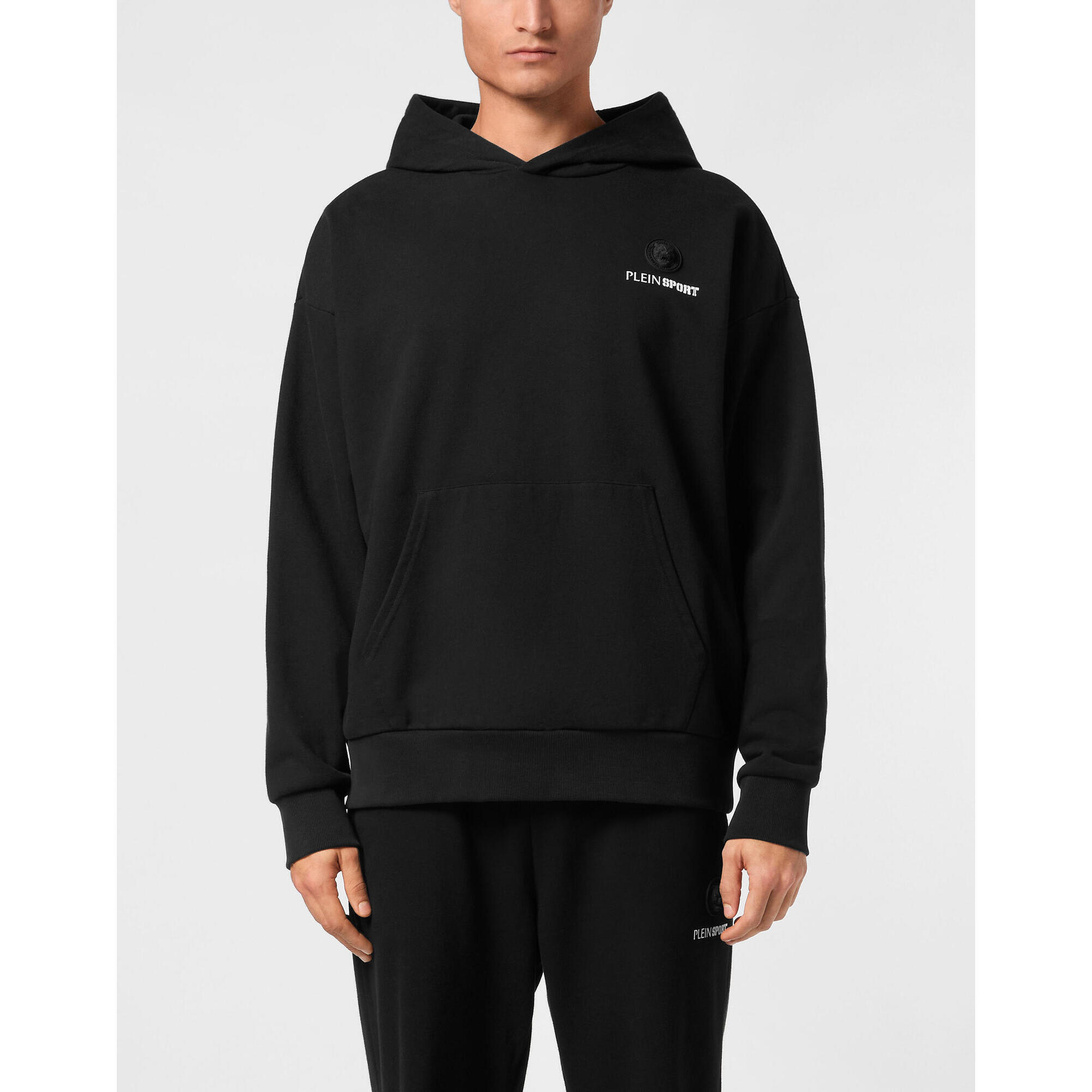 Plein Sport - Sweat À Capuche Scratch - Sweat-shirt - Noir - Decathlon