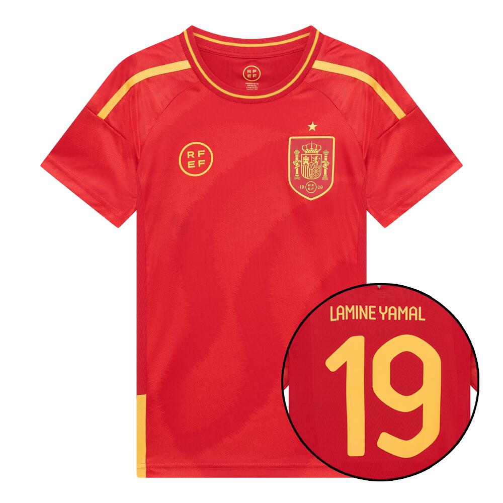 Maillot domicile Espagne enfants - Lamine Yamal 6/7