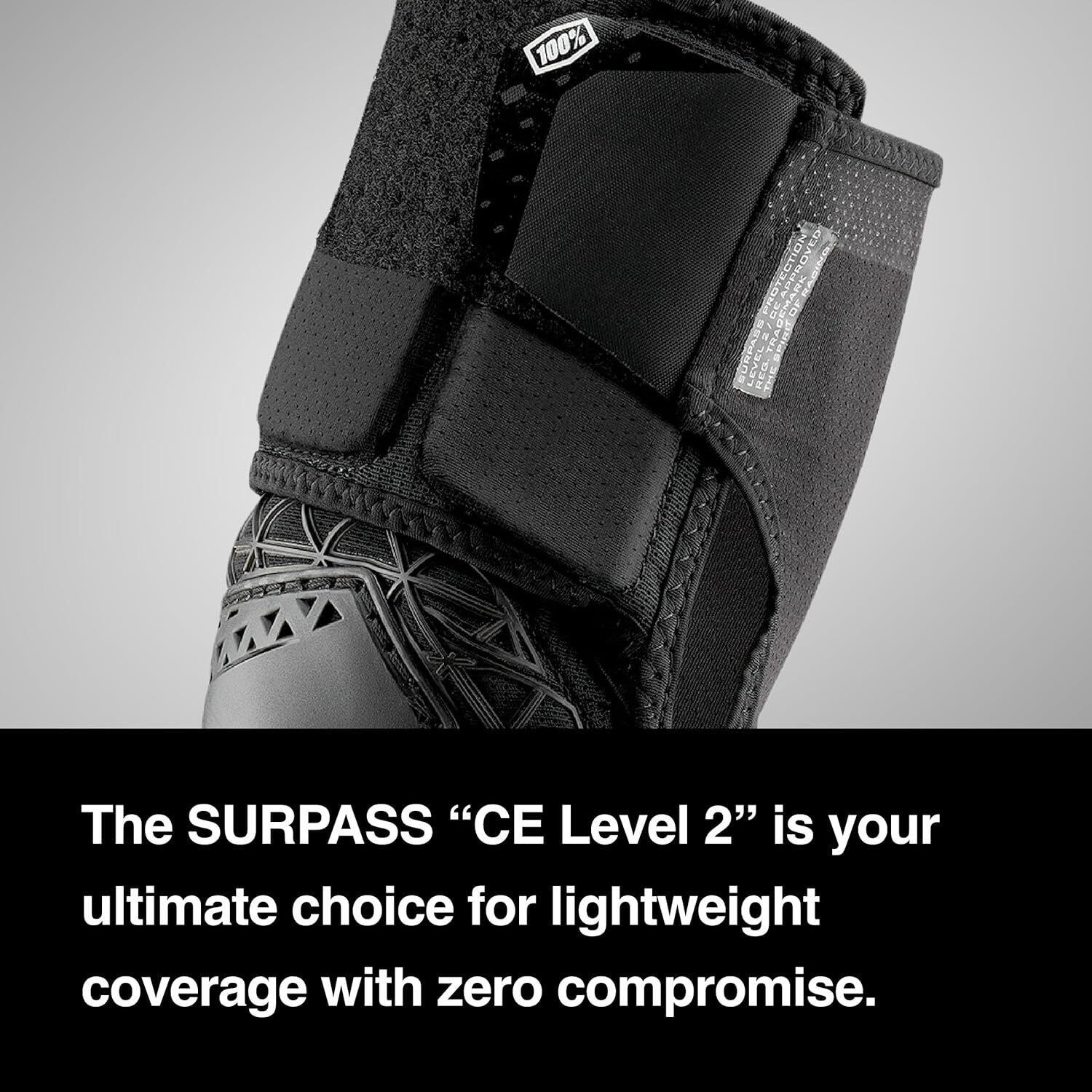 100% Surpass elbow guards black M 4/7