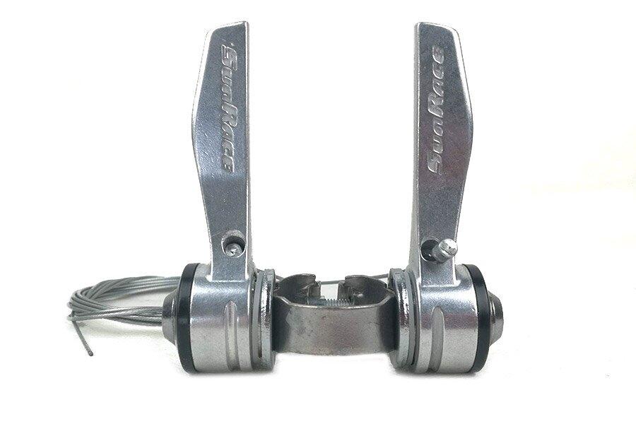 Manetas Cambio con abrazadera SunRace 6V Cuadro Bicicleta Clásica 3/3