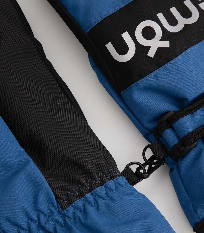 Rękawice narciarskie dziecięce pięciopalczaste Lemon Explore ZL5 granatowe