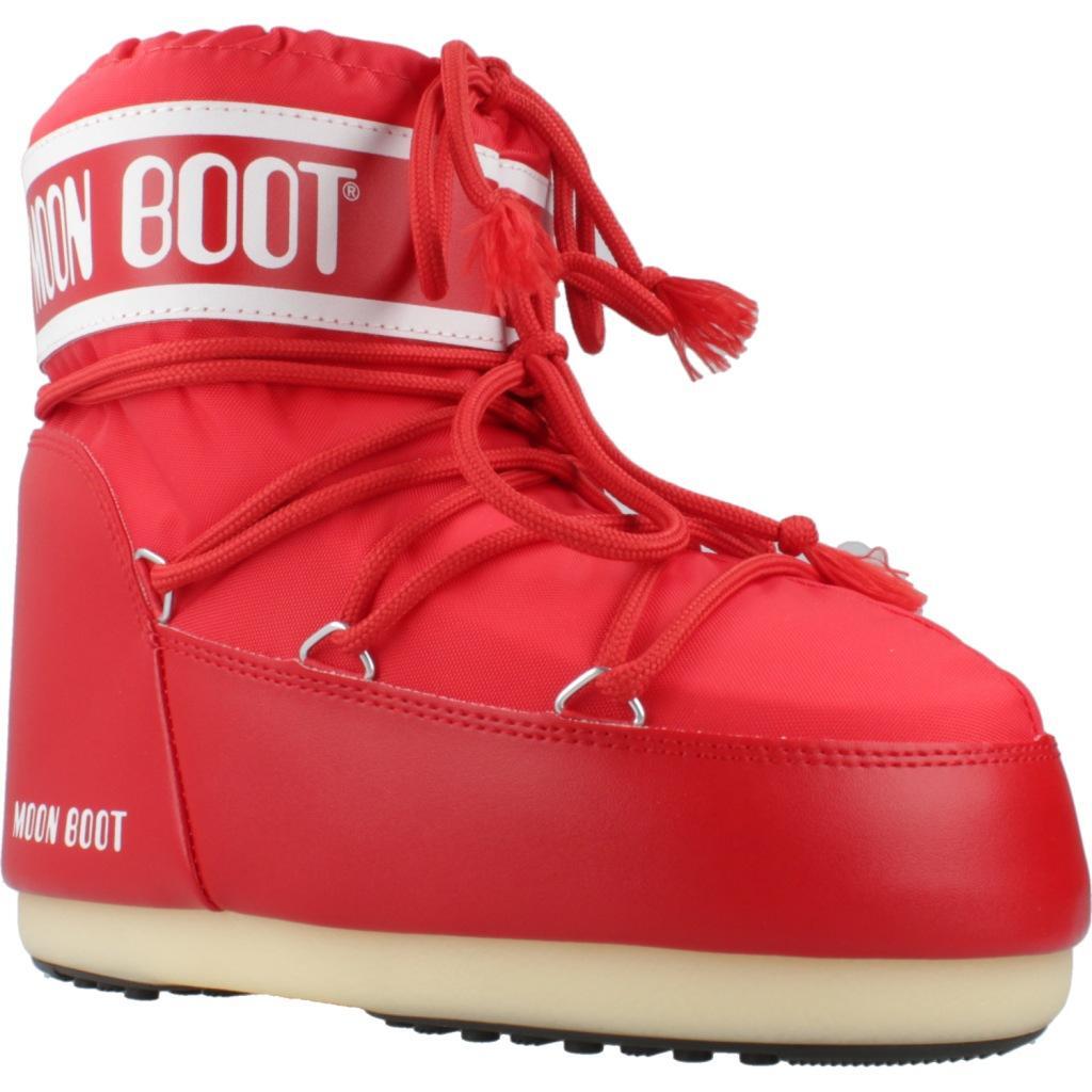 Bottes Moon Boot Modèle Mb Icon Low Ny Couleur Rouge 5/5