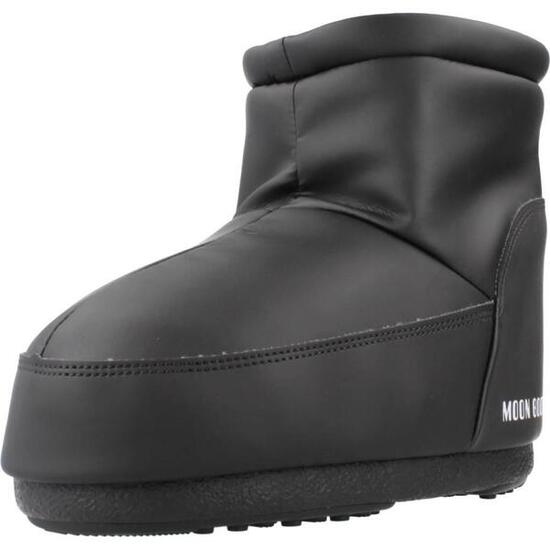 Bottes Moon Boot Modèle Mb Icon Low Nolace Rub Couleur Noir