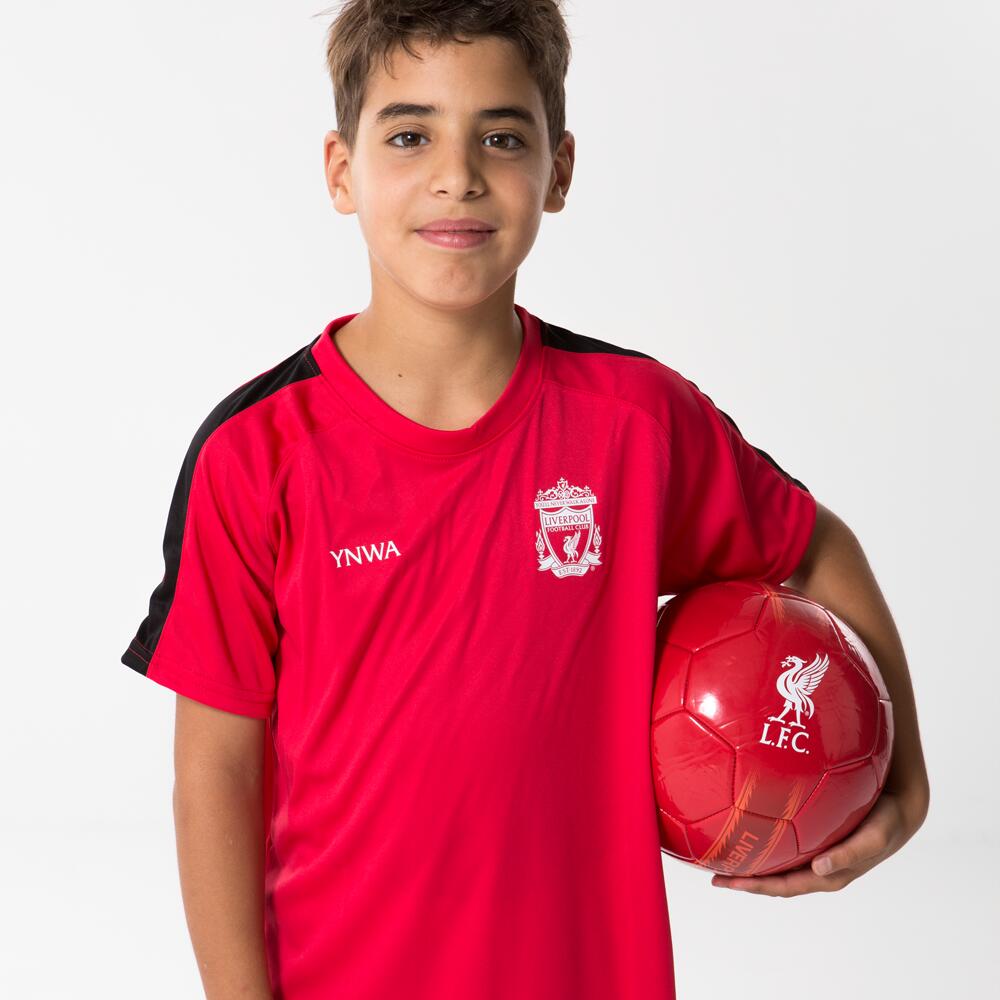 Ballon de Voetbal Liverpool FC Phantom Printed Signature ( Zwart
