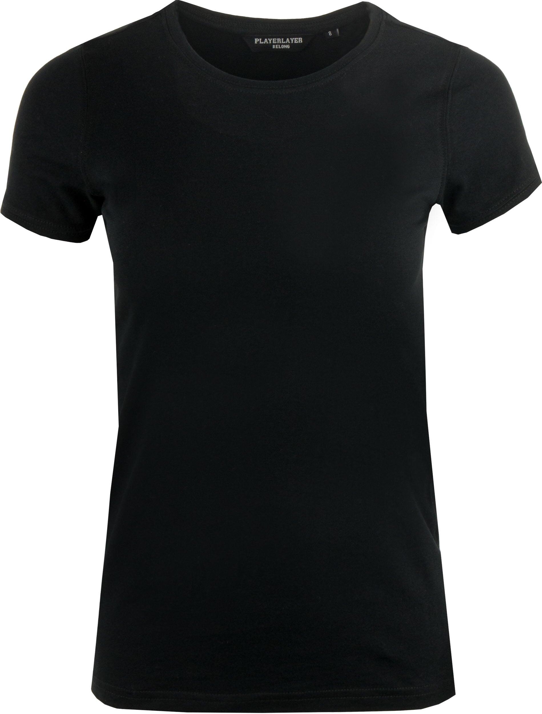 GOLF Damen T-Shirt PLAYERLAYER Base Schwarz XS