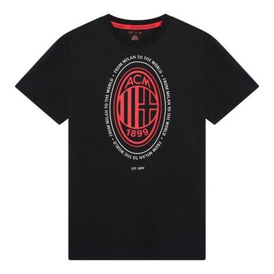 Ac milan logo t-shirt kids
