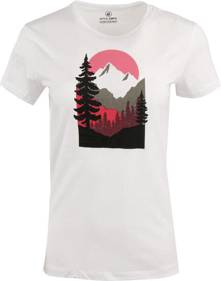 T-shirt donna Athl. DPT FLO bianca S