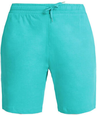 Damesshorts athl‑dpt – 100% katoen, turquoise, comfortabel