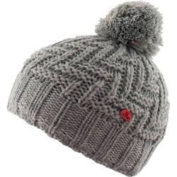 Bonnet enfant Glemo Jail Jam Zigzag avec pompon, gris, 3–6 ans