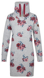 Robe sweat Ebunka femme – chaud, col montant, longueur genou