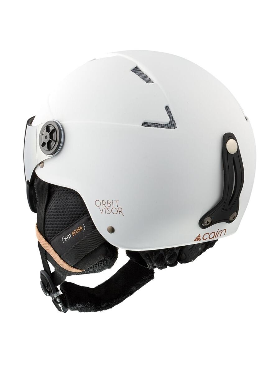 Skihelm met Vizier - Orbit - Mat White Coffee 3/3