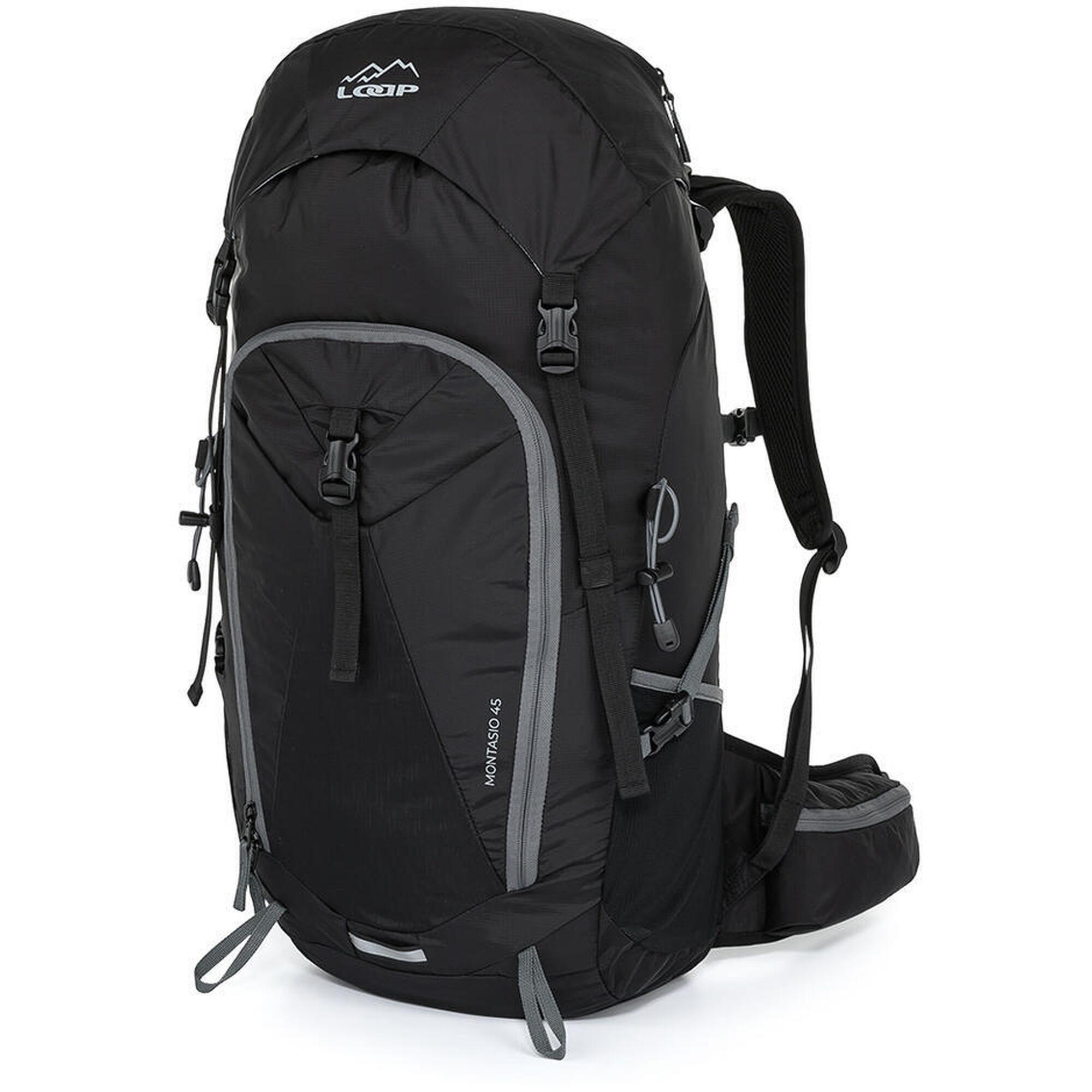 Plecak turystyczny LOAP Montasio 45, 45 L, czarny/szary