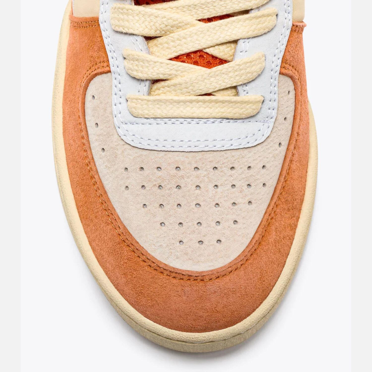 Diadora Mi Basket Row Cut suède leren oranje herenschoenen 6/6
