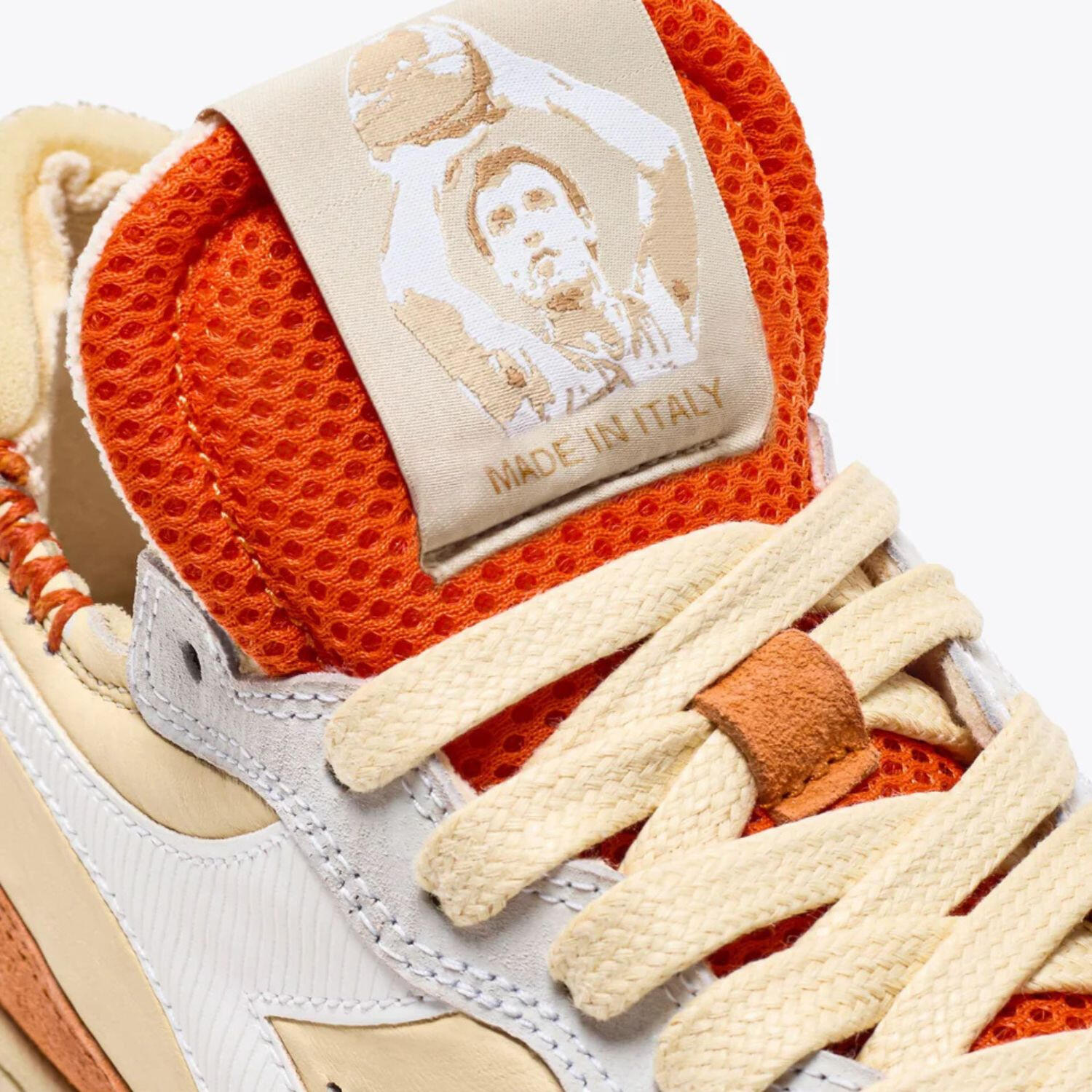 Diadora Mi Basket Row Cut suède leren oranje herenschoenen 5/6