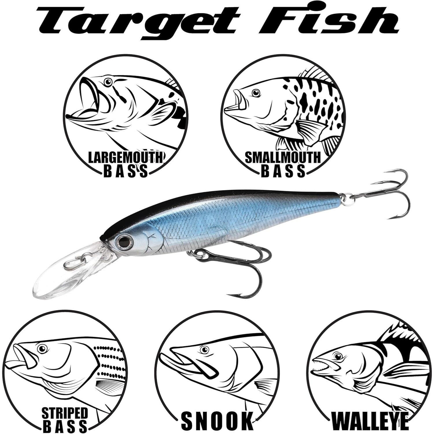 Señuelo de pesca Lucky Craft Pointer 7DD wobbler 3/3
