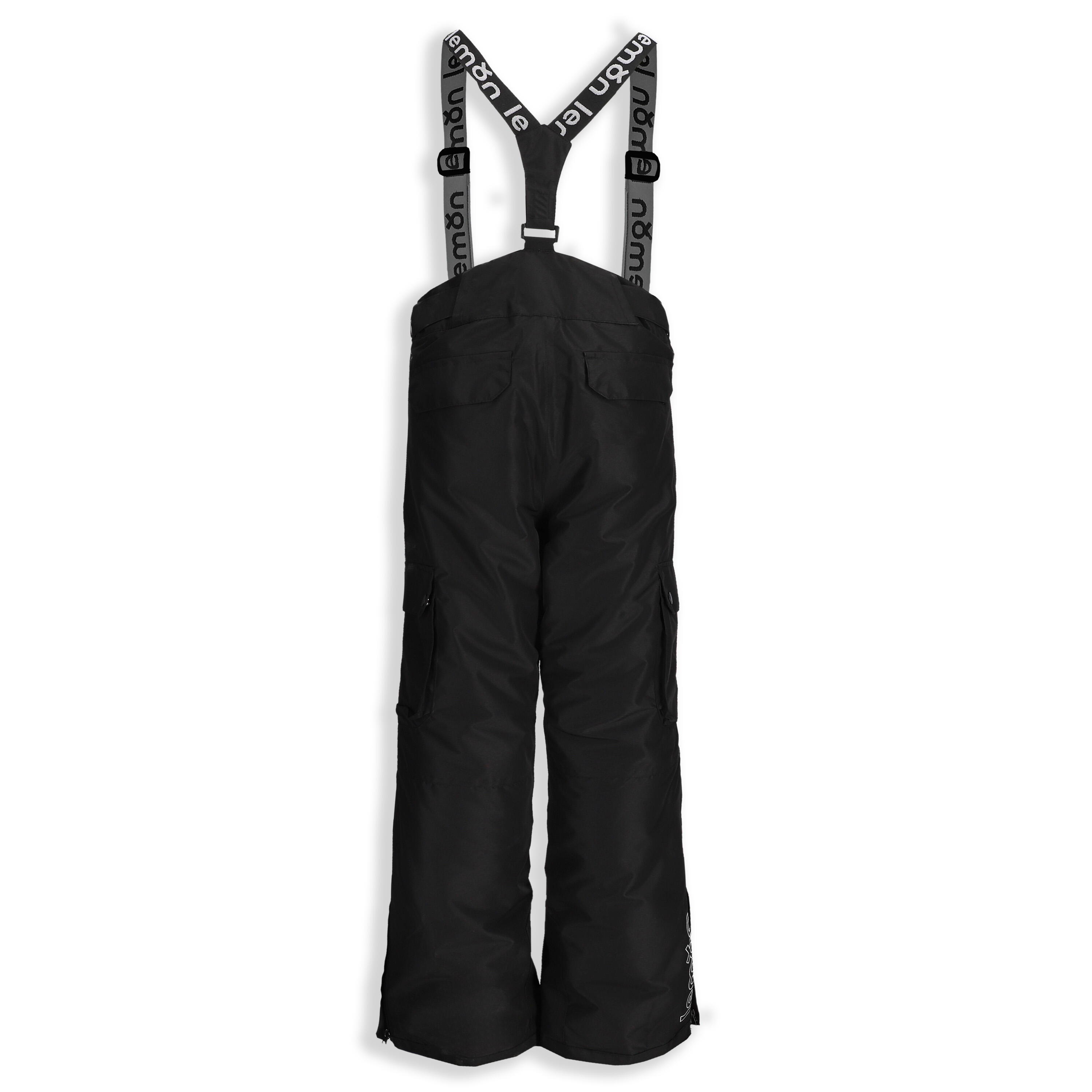 Kinder skibroek met bretels waterdicht ZL5 zwart 2/7