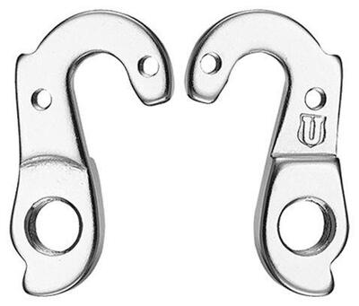 Union derailleurpad gh-209 voor wilier, aluminium, zilver.