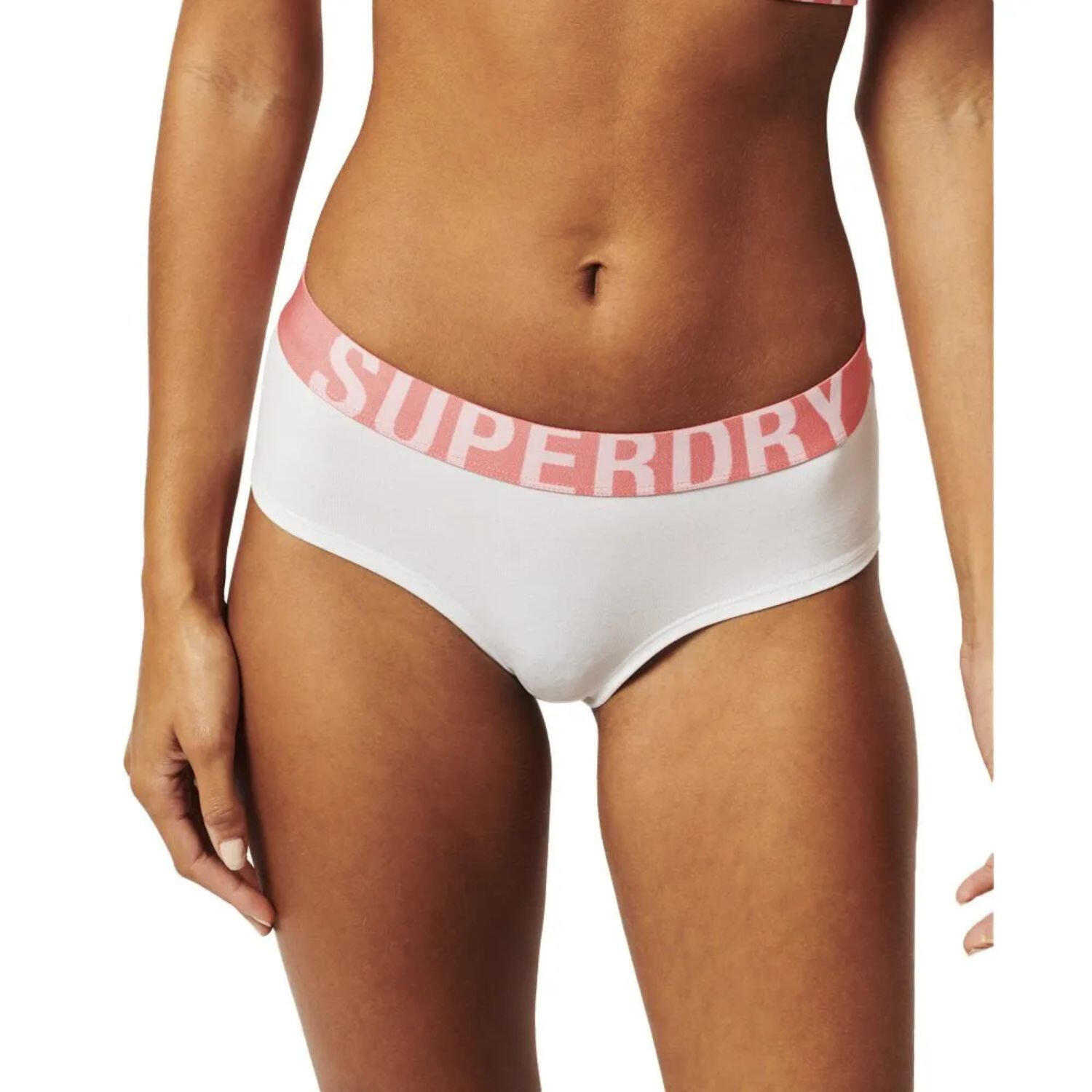 Majtki damskie Superdry Large Logo Hipster figi