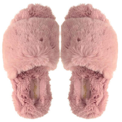Damesslippers slippers warme comfortabele teenslippers roze