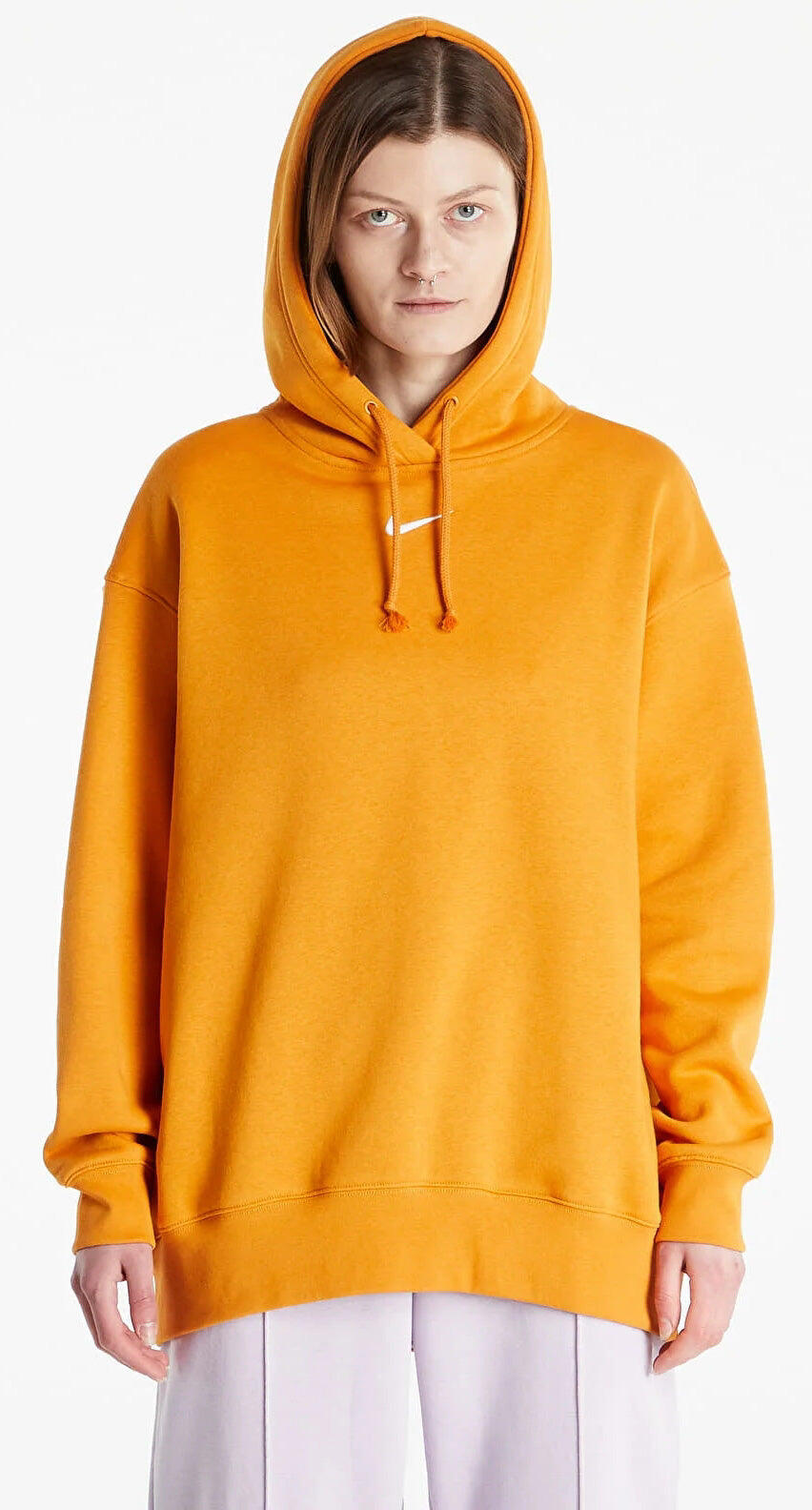 Sudadera mujer Nike Fleece naranja, talla 3X