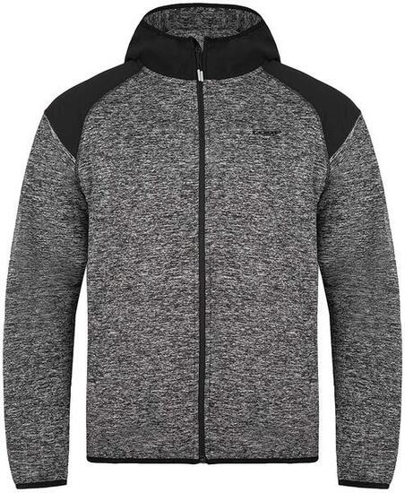 Felpa uomo M – fodera in pile cappuccio imbottito zip impermeabile