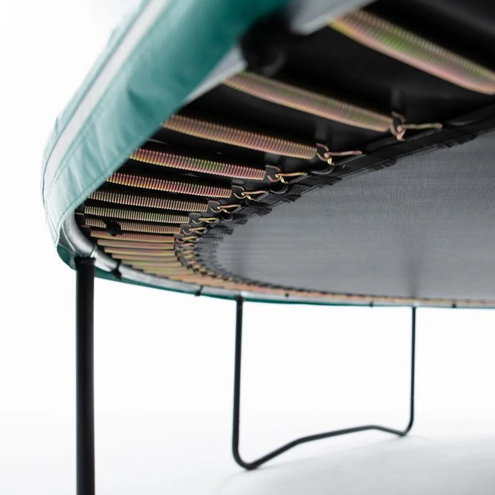 Trampoline Boost’up 490cm - Filet de protection, échelle + Kit d'ancrage 5/8