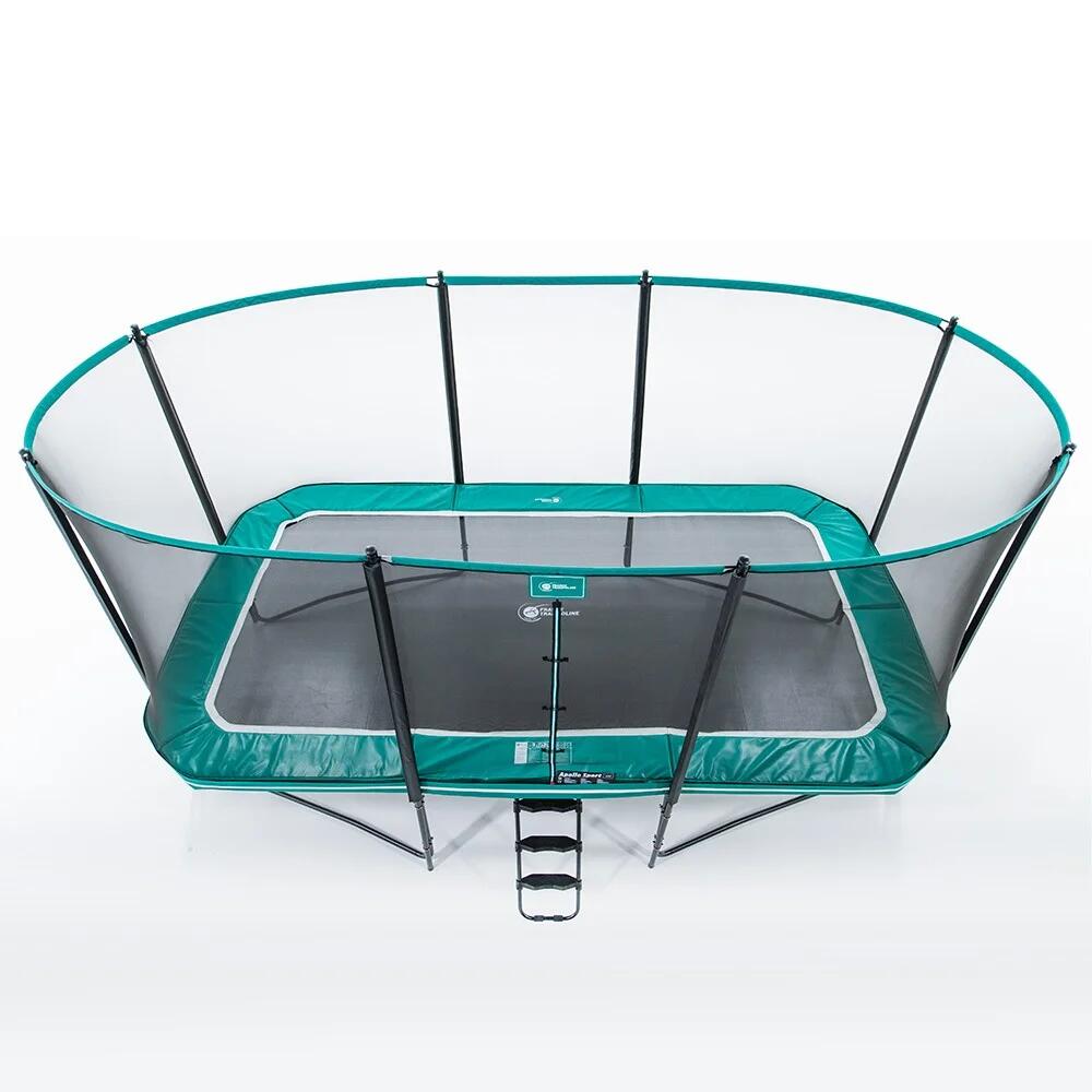 Trampoline Apollo Sport 400cm - Filet de protection, échelle + Kit d'ancrage 2/8