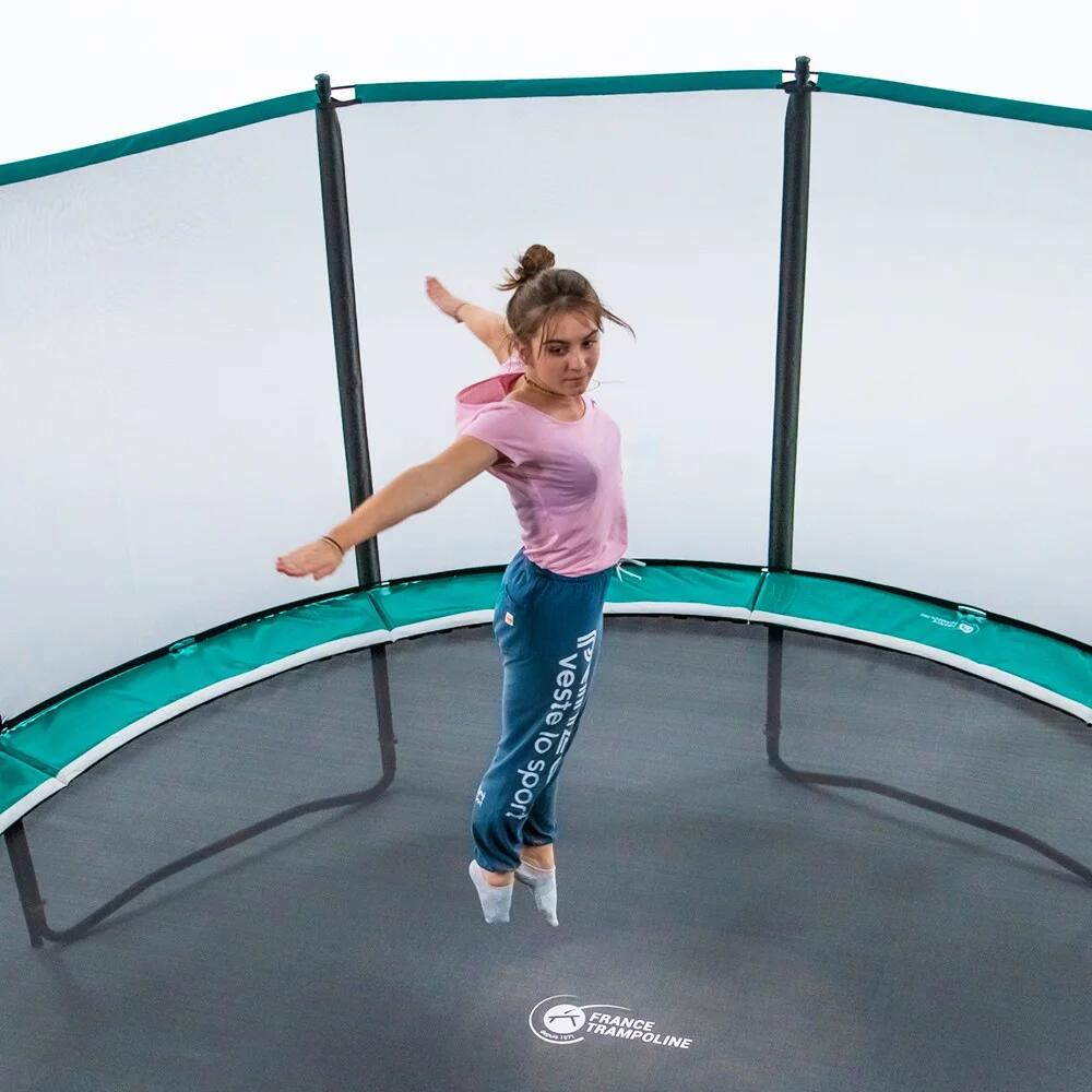 Trampoline Boost’Up 300cm - Filet de Protection, Echelle + Kit d'ancrage 2/6