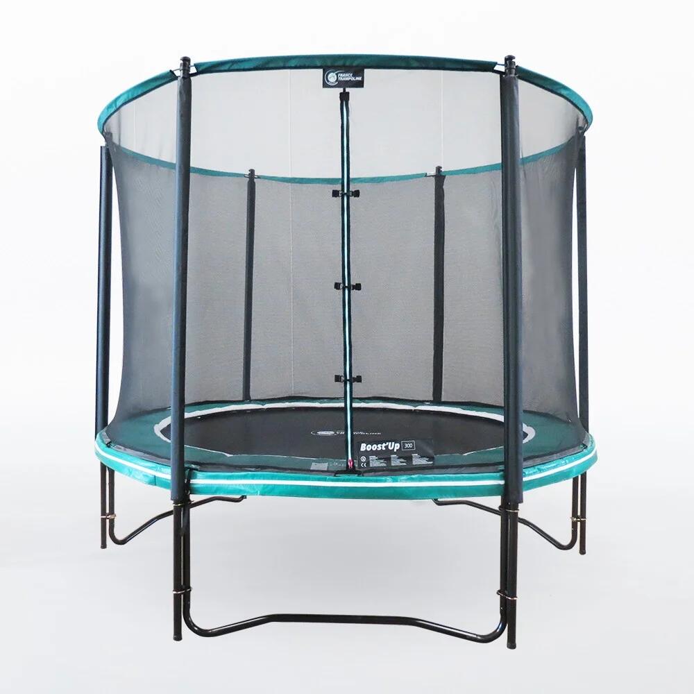 Trampoline Boost’Up 300cm - Filet de Protection, Echelle + Kit d'ancrage 5/6