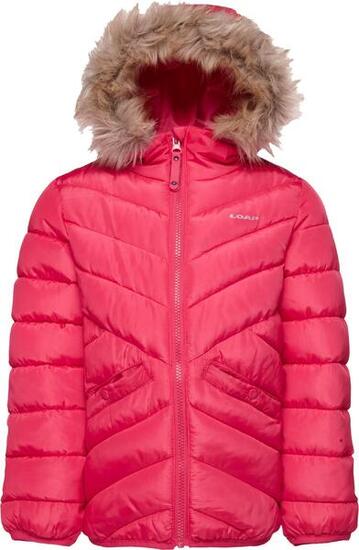 Giacca invernale imbottita bambini Loap Involfa impermeabile - Rosa 146/152