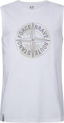 LOAP Altranic Herren T-Shirt ärmellos, Weiß, 2XL