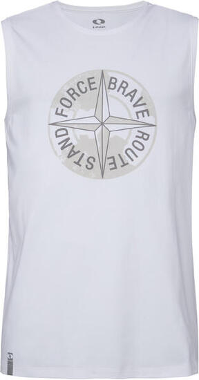 LOAP Altranic Herren T-Shirt ärmellos, Weiß, 2XL