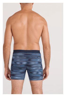 Boxer Saxx Vibe Xtra Soft Comfort Ikat Stripe/Bleu 3/4