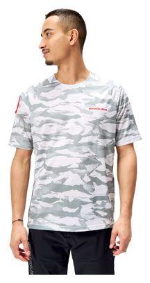 Maillot Manches Courtes Homme Endura Mountain Camo Gris