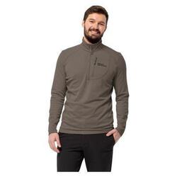 Veste polaire Jack Wolfskin Kolbenberg HZ gris - Slim Fit