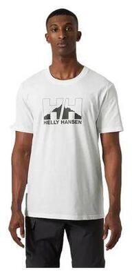 Camiseta Helly Hansen Nord Graphic Blanca