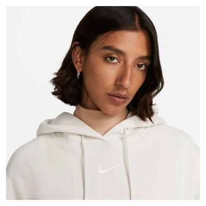 Sudadera con capucha Nike Sportswear Phoenix Fleece mujer Blanco