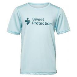 Maillot Enfant Sweet Protection Hunter Manches Courtes Bleu Clair