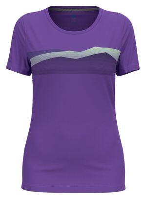 Odlo F-Dry Ridgeline Violett Technisches T-Shirt für Damen