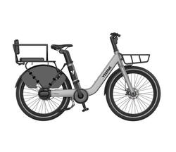 Vélo Cargo Compact YEEP.ME DAY COMPACT “Pack Cargo” Blanc - boite vitesses auto