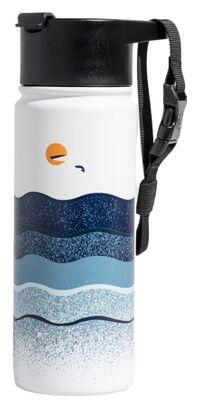 Borraccia termica United By Blue 532 ml – Onde/Bianco