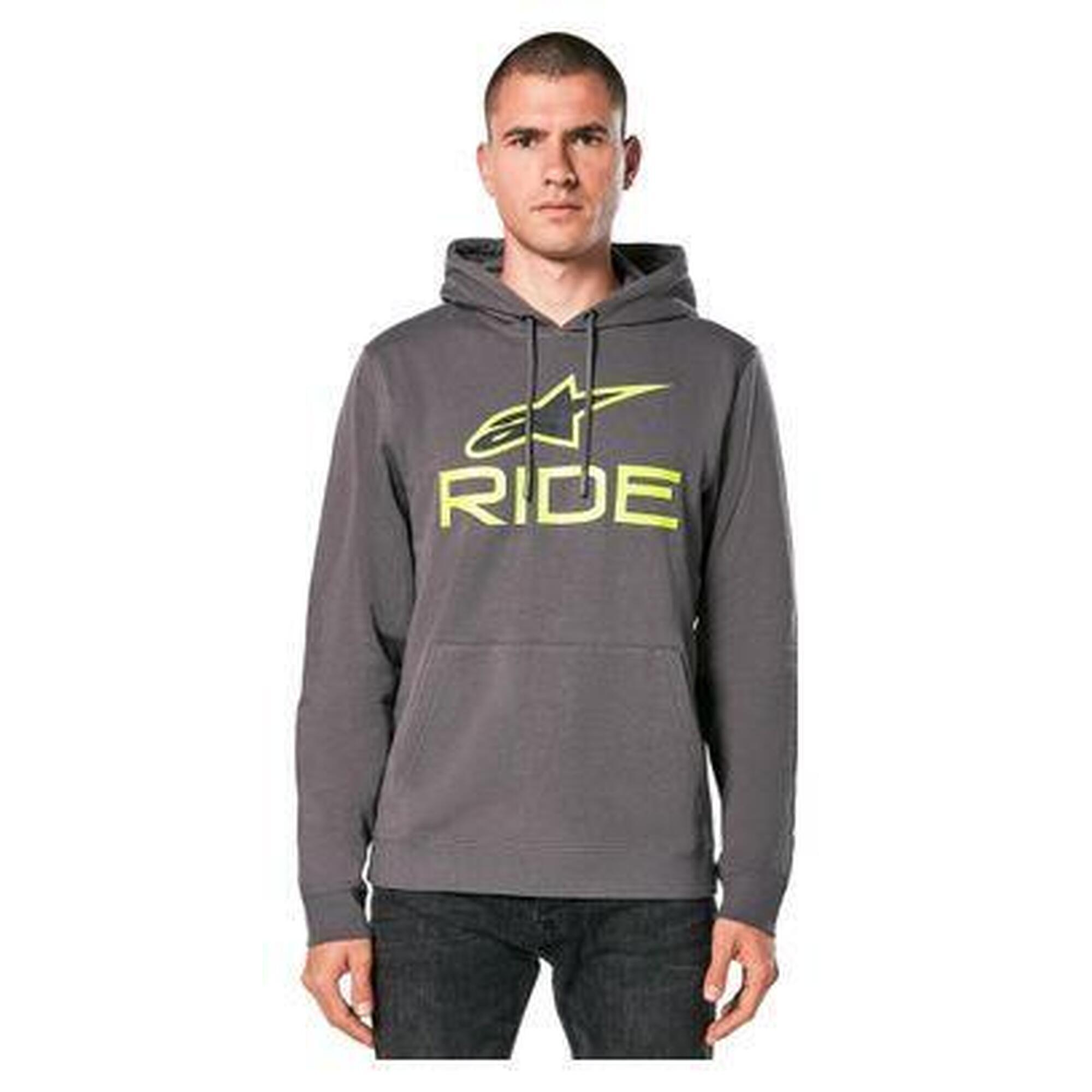 Alpinestars - Sweat À Capuche Alpinestars Ride 4.0 Gris - Sweat-shirt - Gris|vert - Decathlon