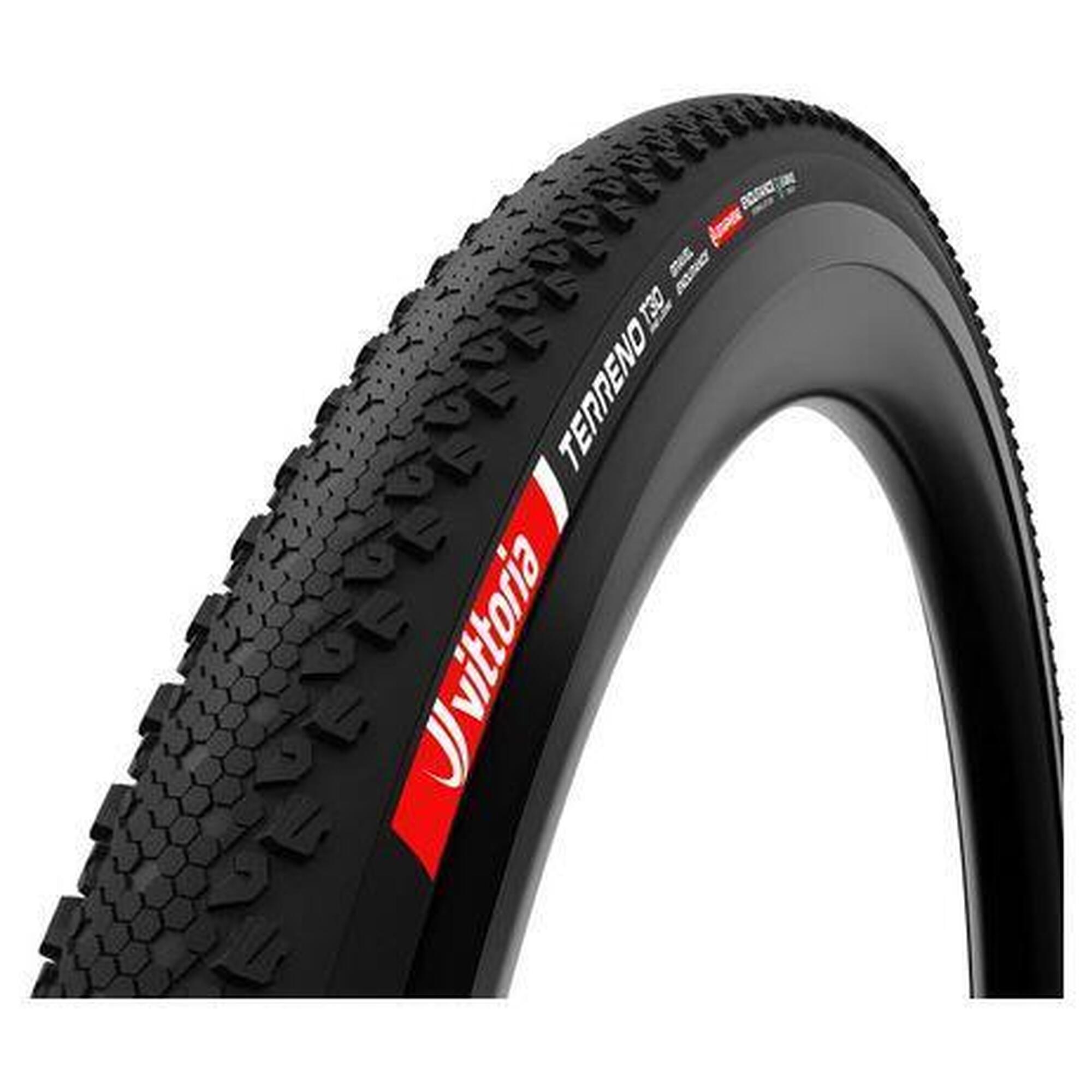 Vittoria - Pneu Vittoria Terreno Loose Gravel Endurance T30 G2.0 Tubeless Ready Noir - Pneu - 37-622 - Decathlon