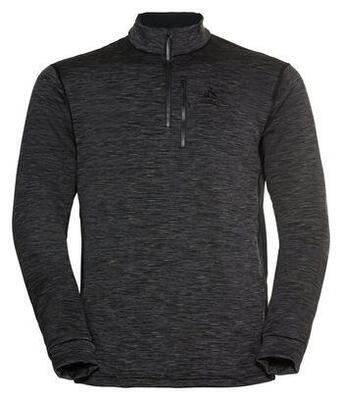 Odlo berra black grey 1/2 zip sweater